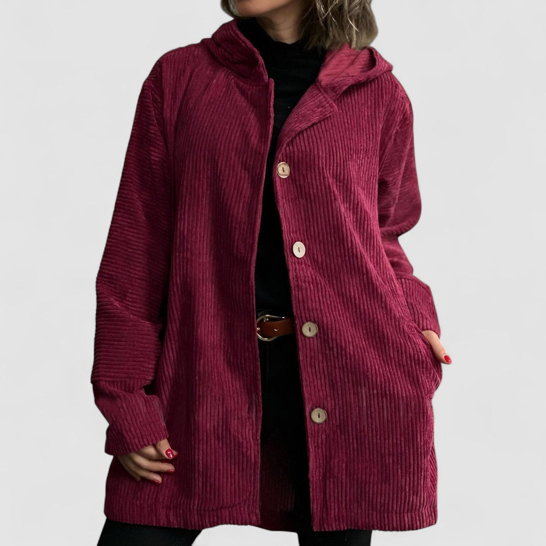 The Canadiva™ Corduroy Coat – Soft, Warm & Effortlessly Chic