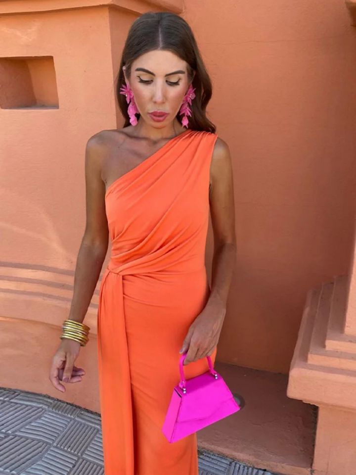 Judith™ | Asymmetric Maxi Dress