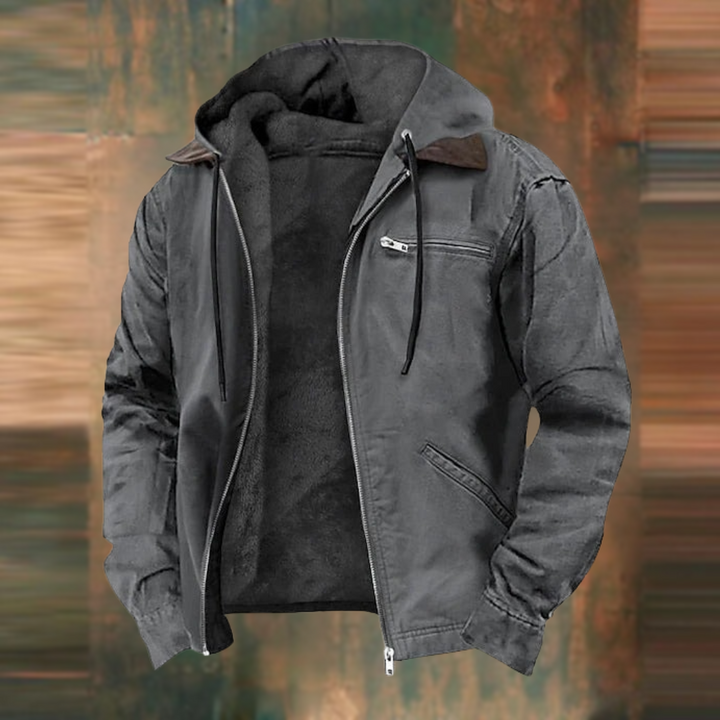 Philip - Men's Warm Hooded Jacket