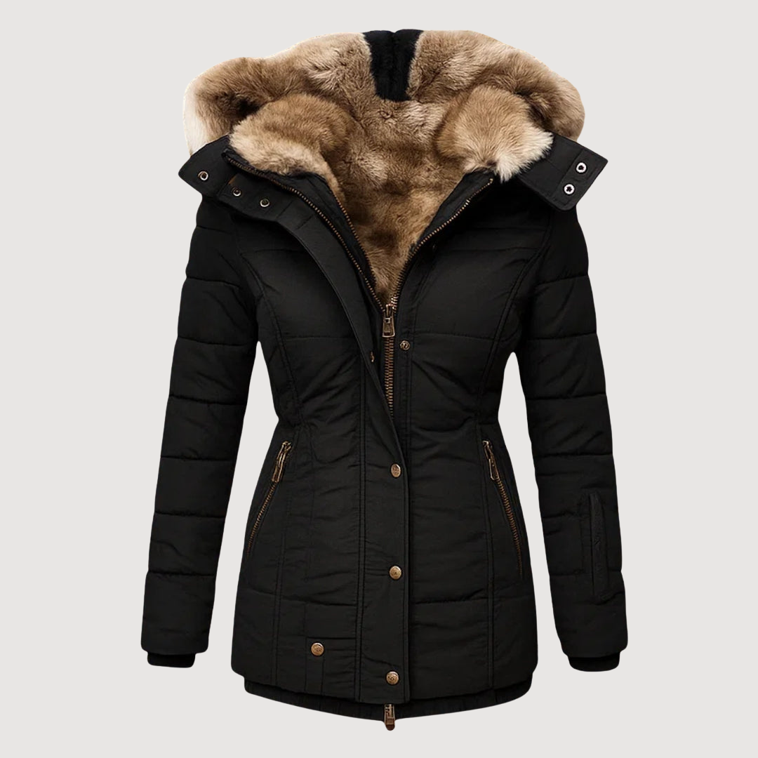 Anna - Luxe Winter Coat with Plush Fur Lining