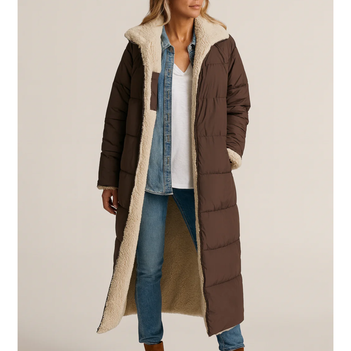 Ingeborg | Long Fleece-Lined Coat