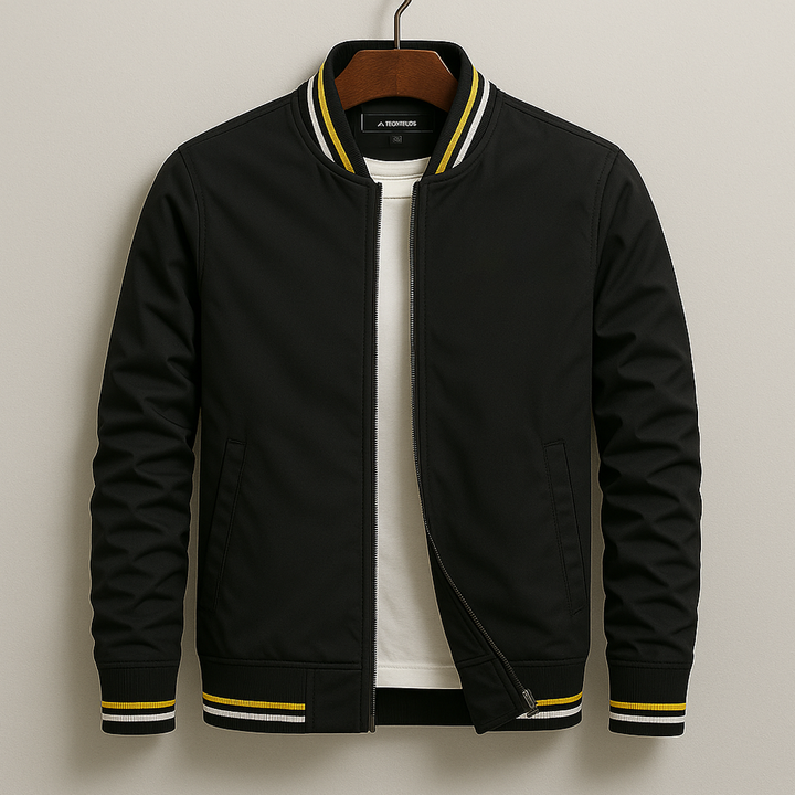 Kevin - Striped bomber jacket for a modern and casual style