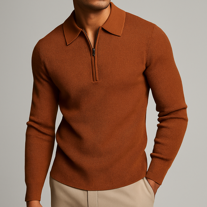 Aston Ribbed Knit Sweater