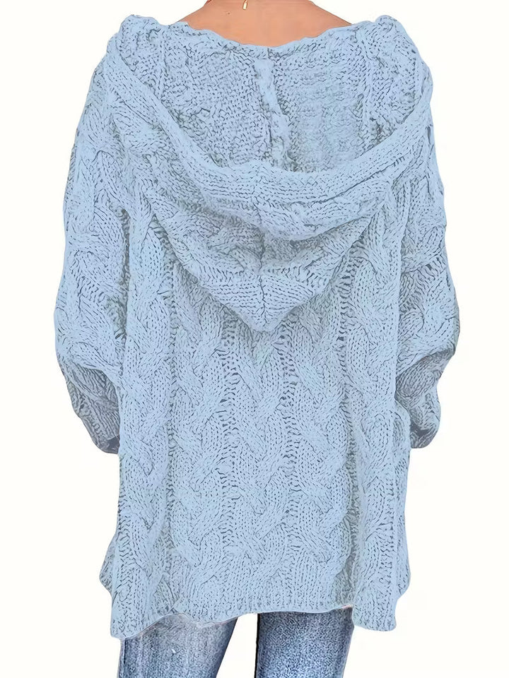 Miette - Casual Long Sleeve Knitted Sweater