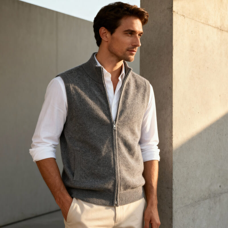 Meridian Cashmere Vest