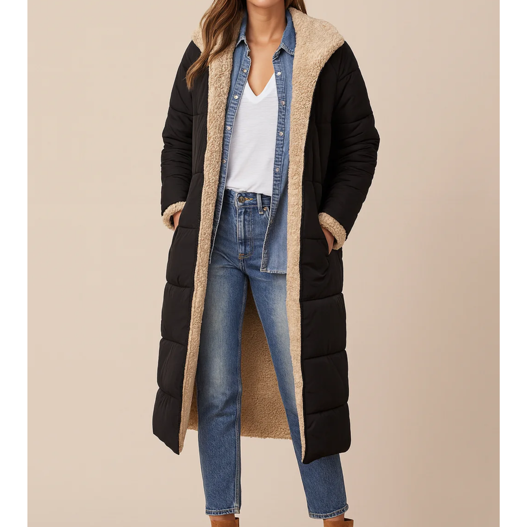 Ingeborg | Long Fleece-Lined Coat