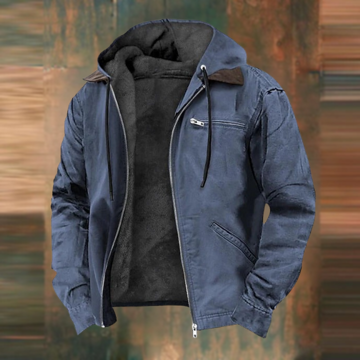 Philip - Men's Warm Hooded Jacket