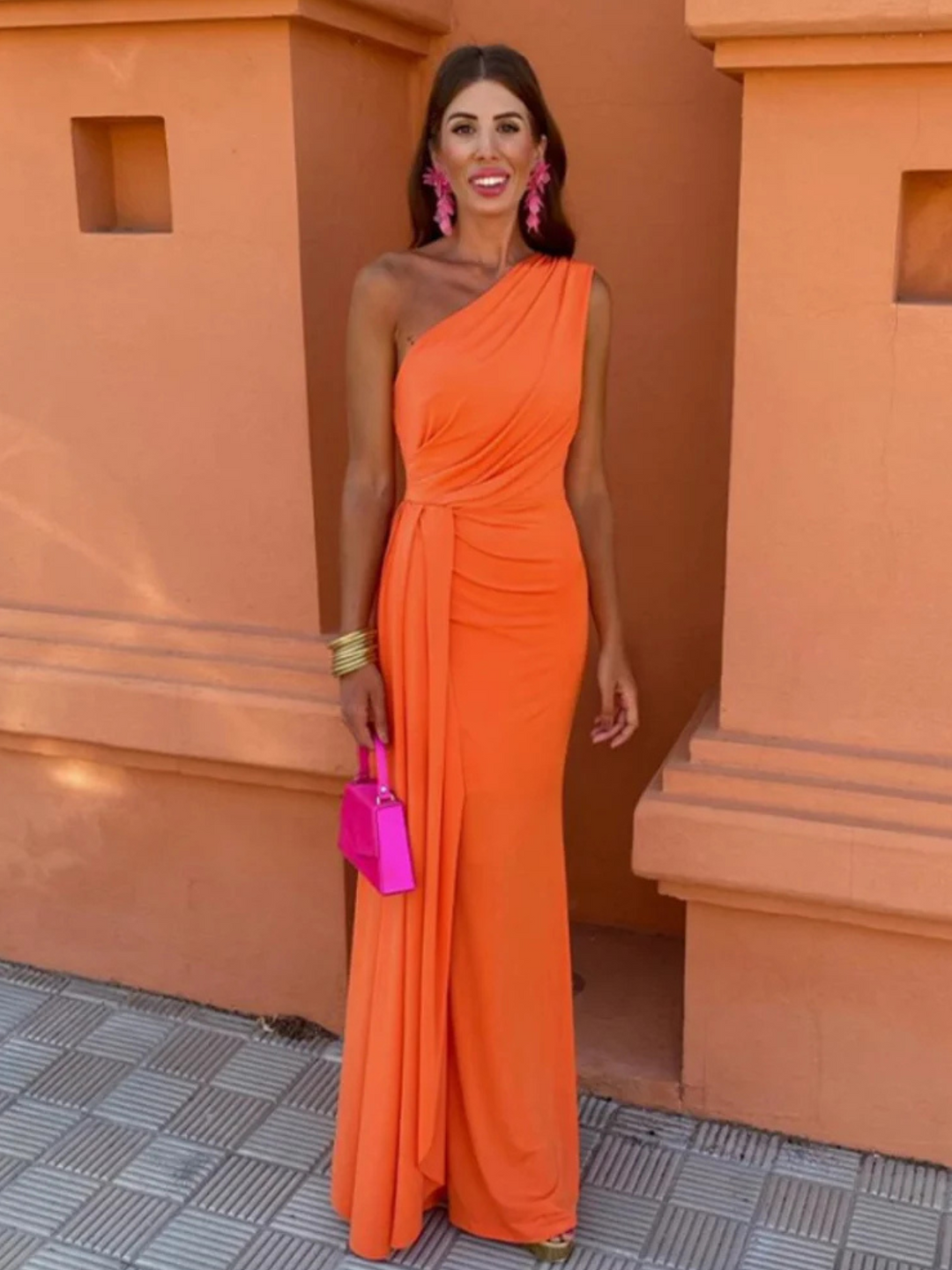 Judith™ | Asymmetric Maxi Dress