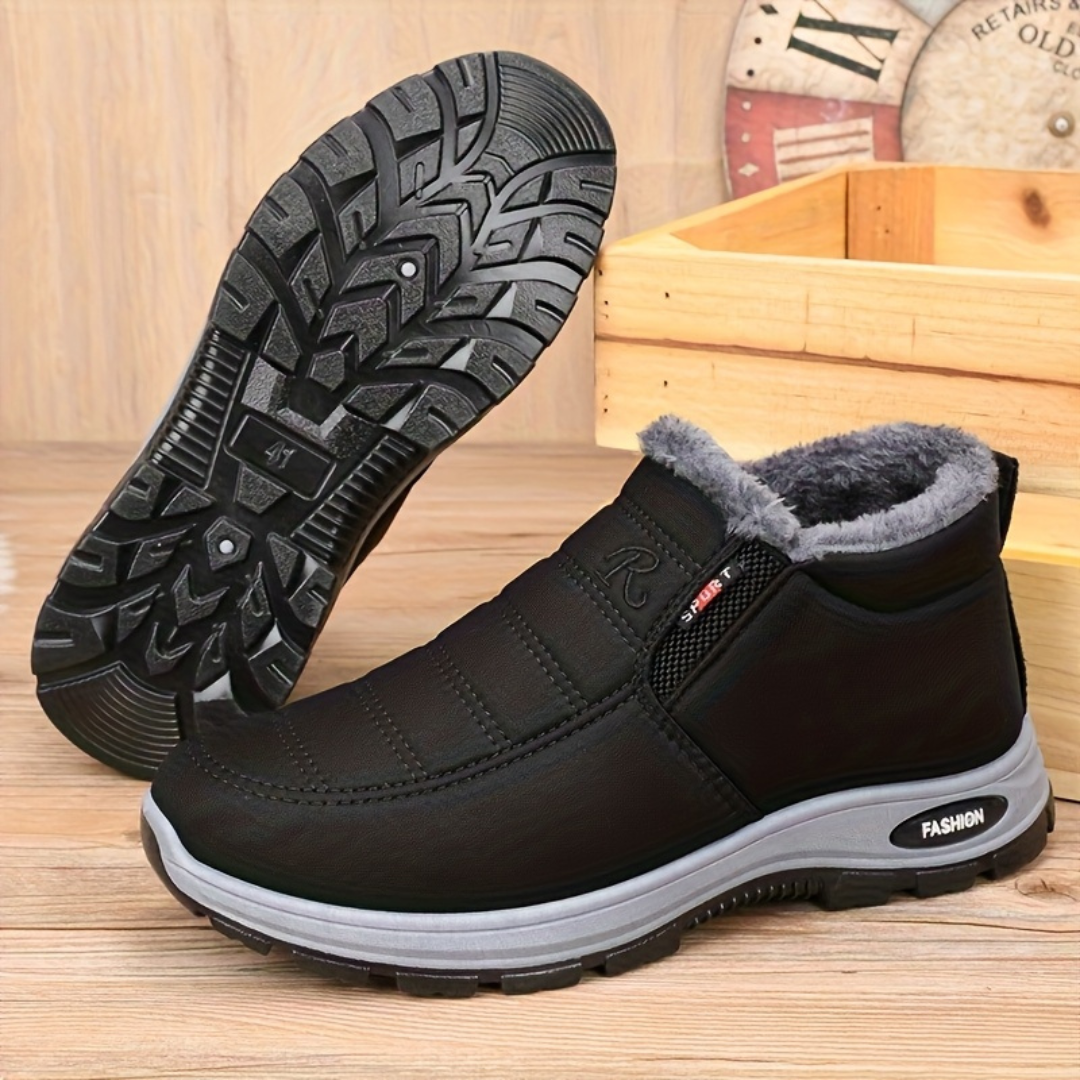 Victoria | Warm & Cosy Winter Slip-On Boots