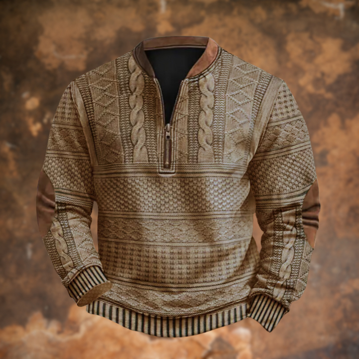 Anthony™ - Men's Half Zip Knit Sweater