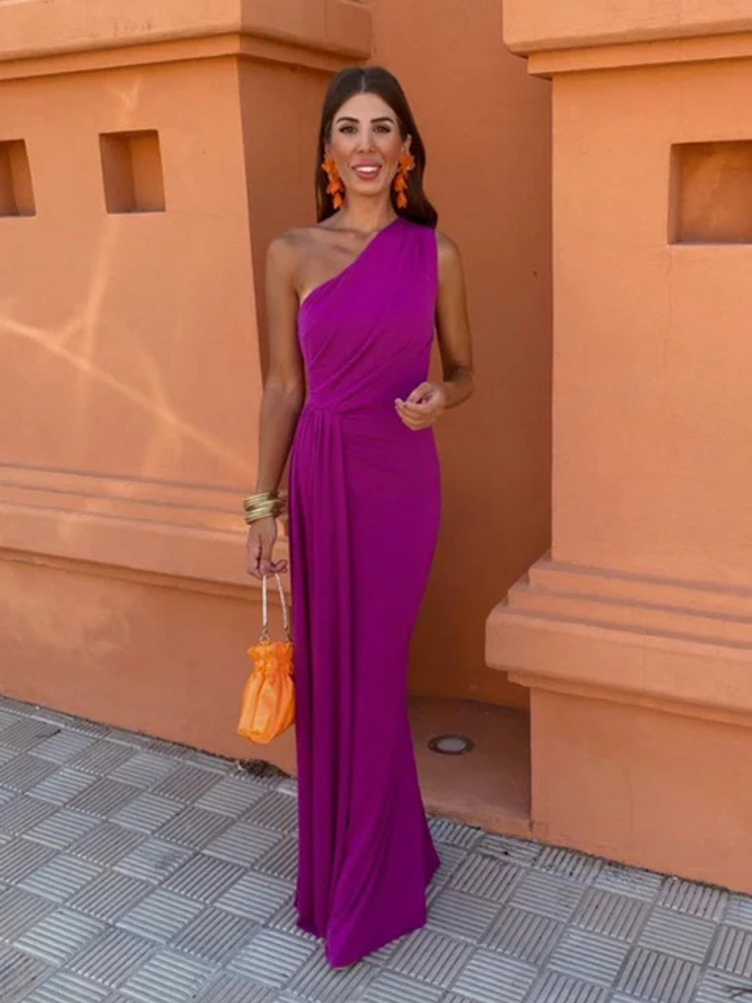 Judith™ | Asymmetric Maxi Dress