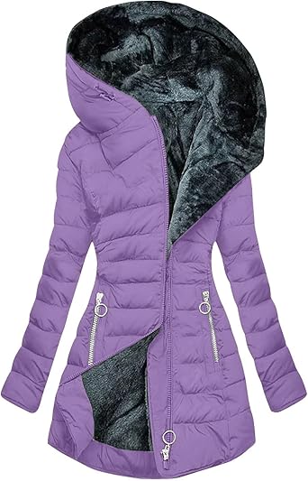 Erica - Warm Winter Coat With Fleece Lining