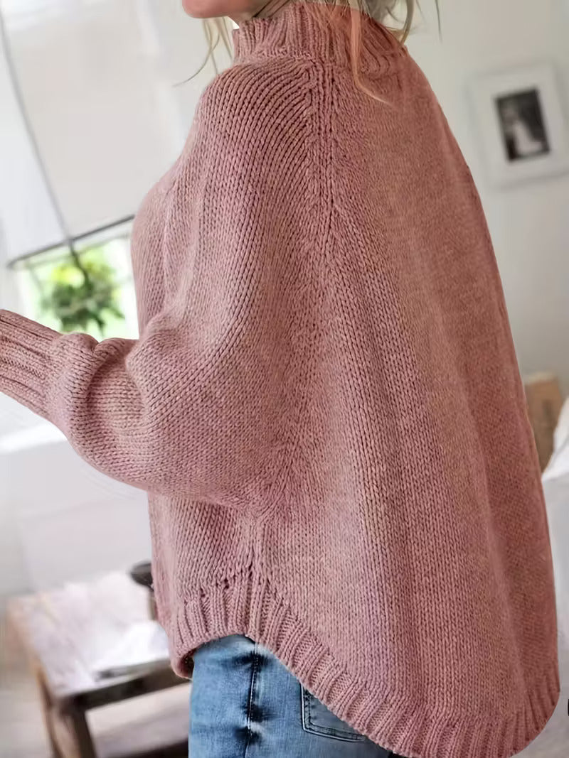 Pamella - Cable Knit Oversized Sweater