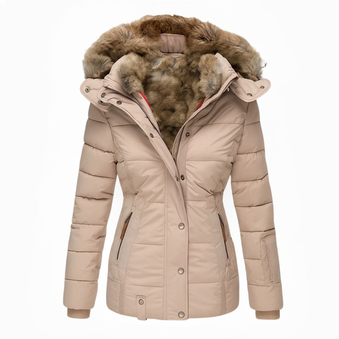Anna - Luxe Winter Coat with Plush Fur Lining