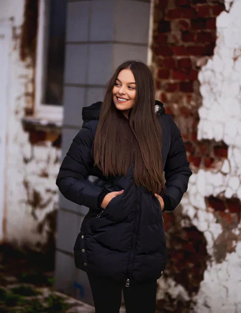 Erica - Warm Winter Coat With Fleece Lining