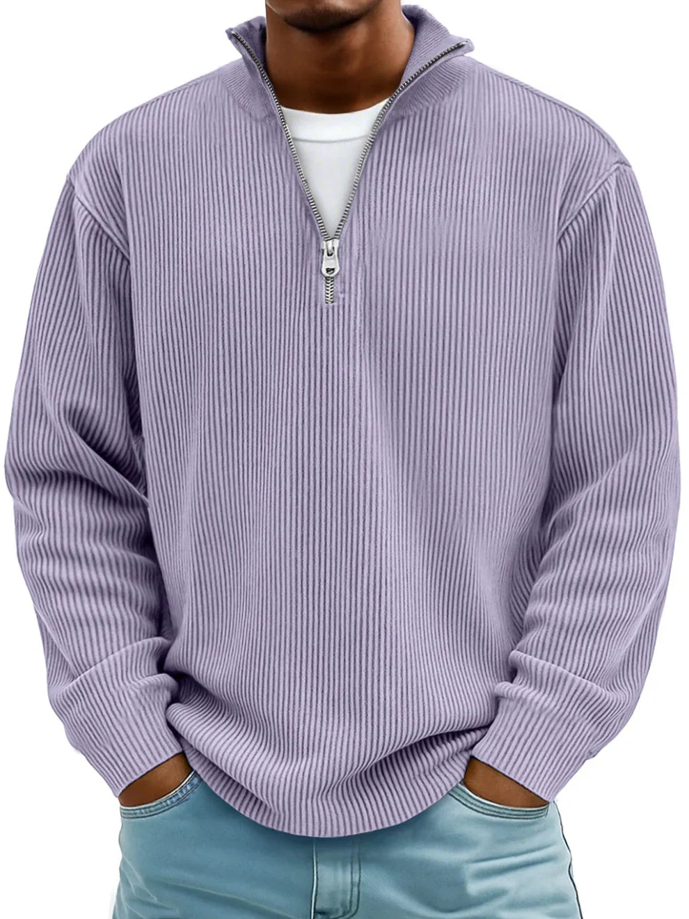 Julian - Trendy and Stylish Half-Zip Sweater for Men