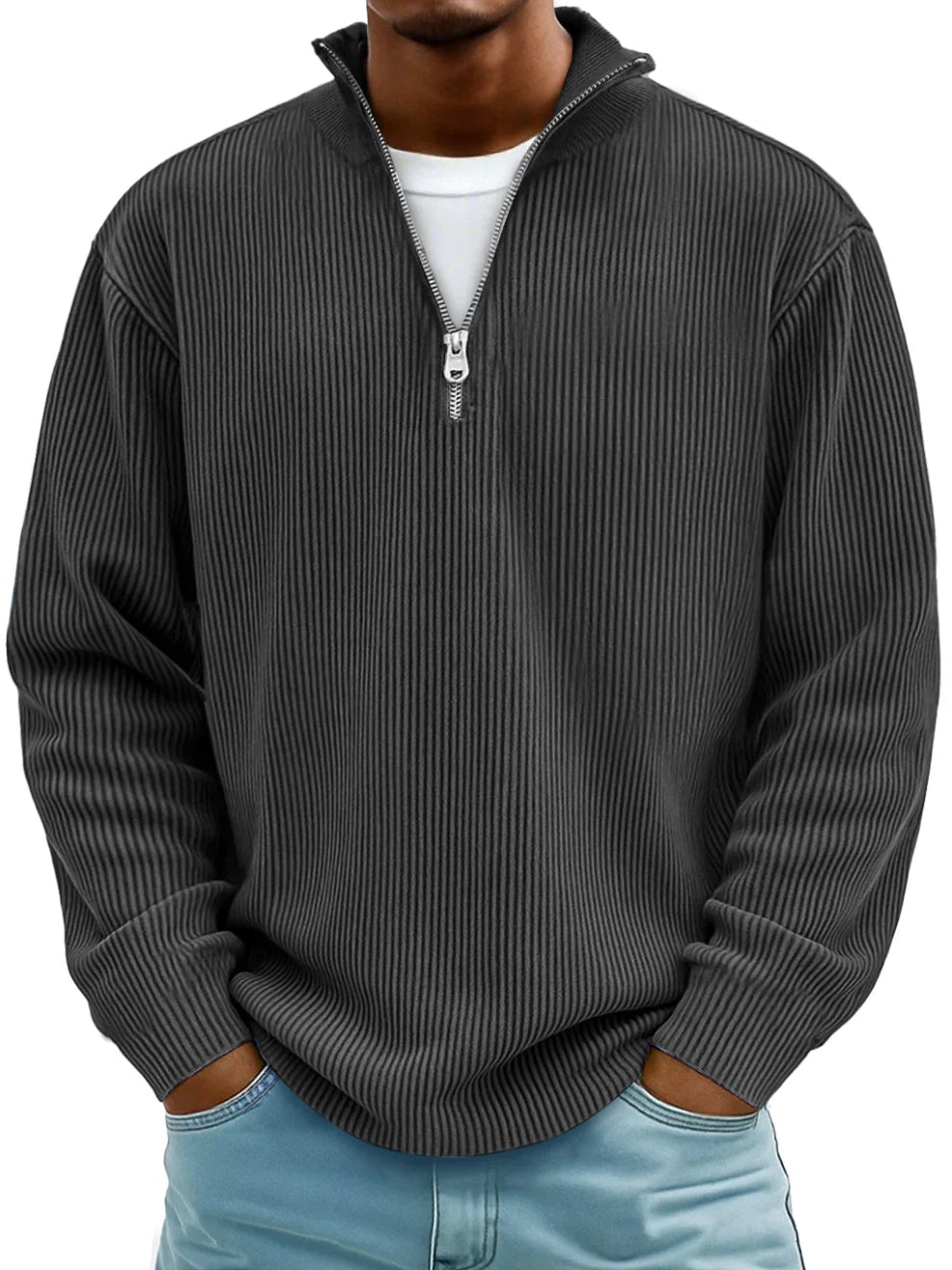 Julian - Trendy and Stylish Half-Zip Sweater for Men