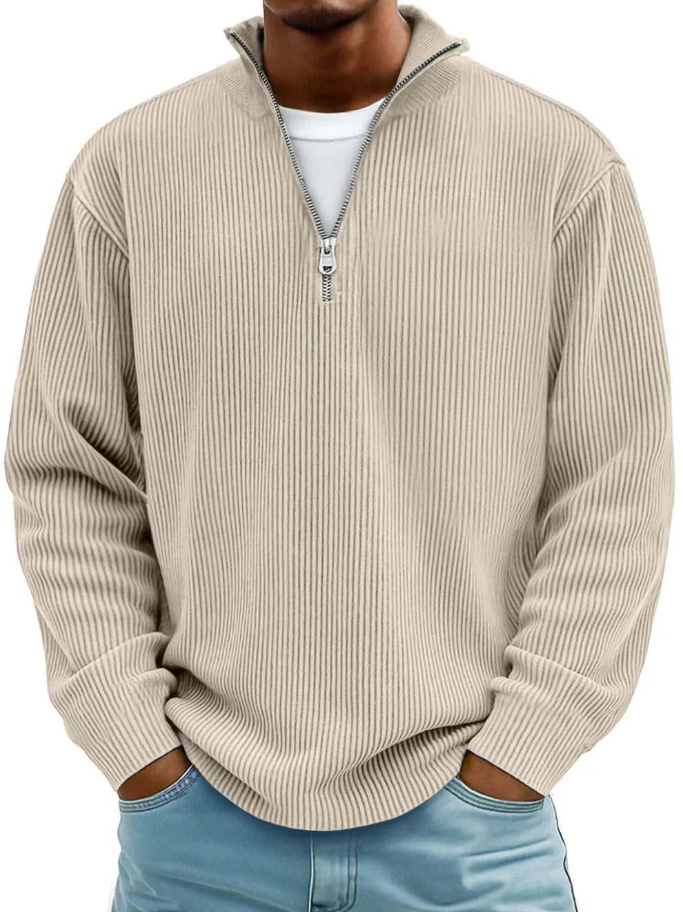 Julian - Trendy and Stylish Half-Zip Sweater for Men