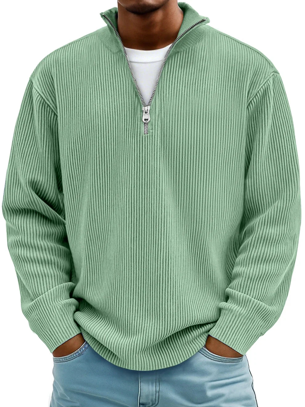 Julian - Trendy and Stylish Half-Zip Sweater for Men