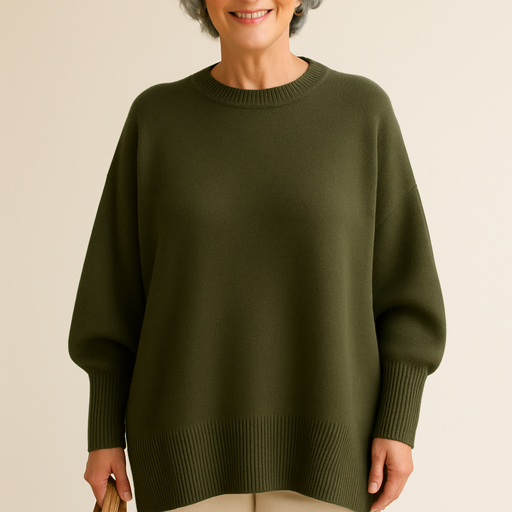 Livia I oversized poncho-sweater