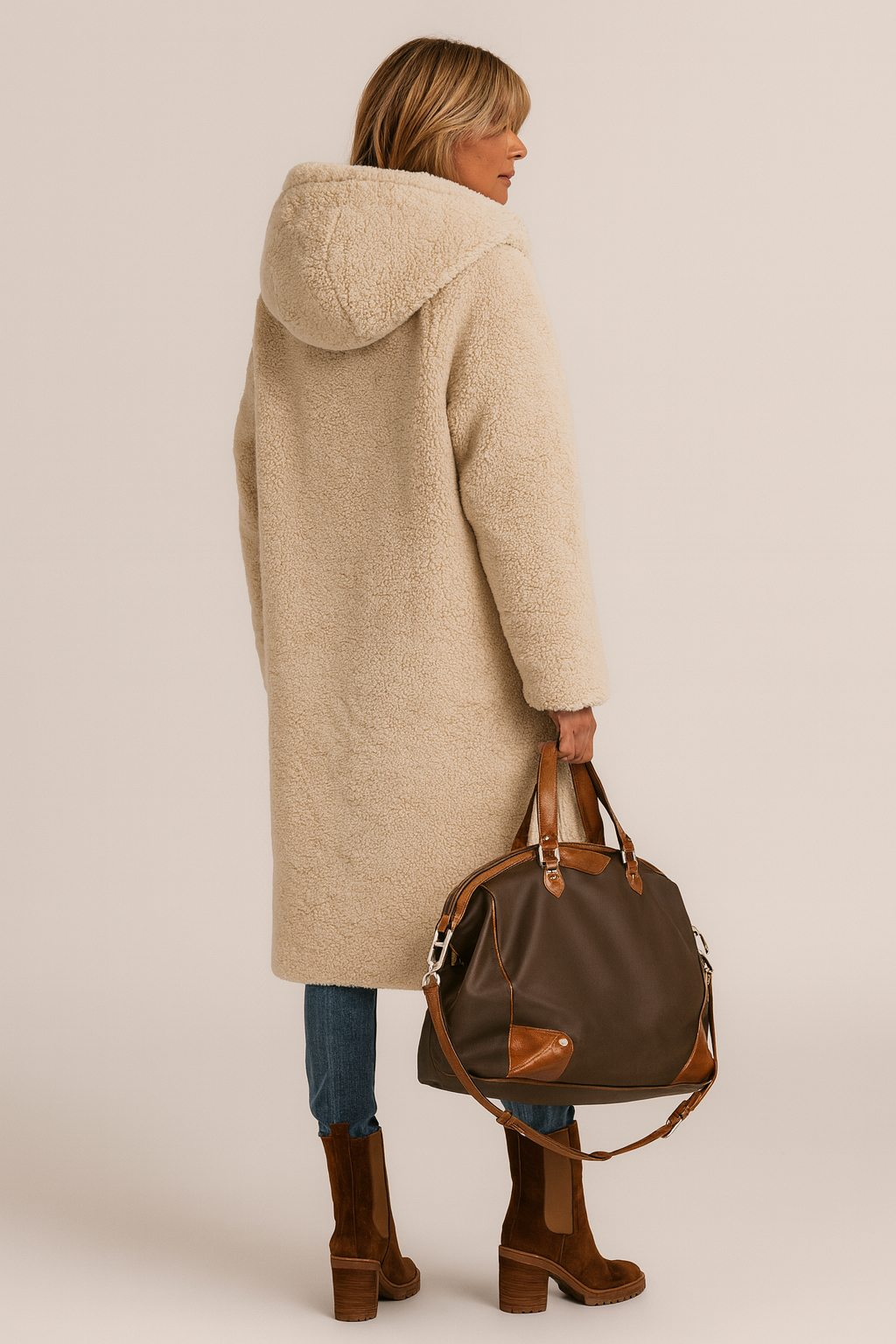 Ingeborg | Long Fleece-Lined Coat