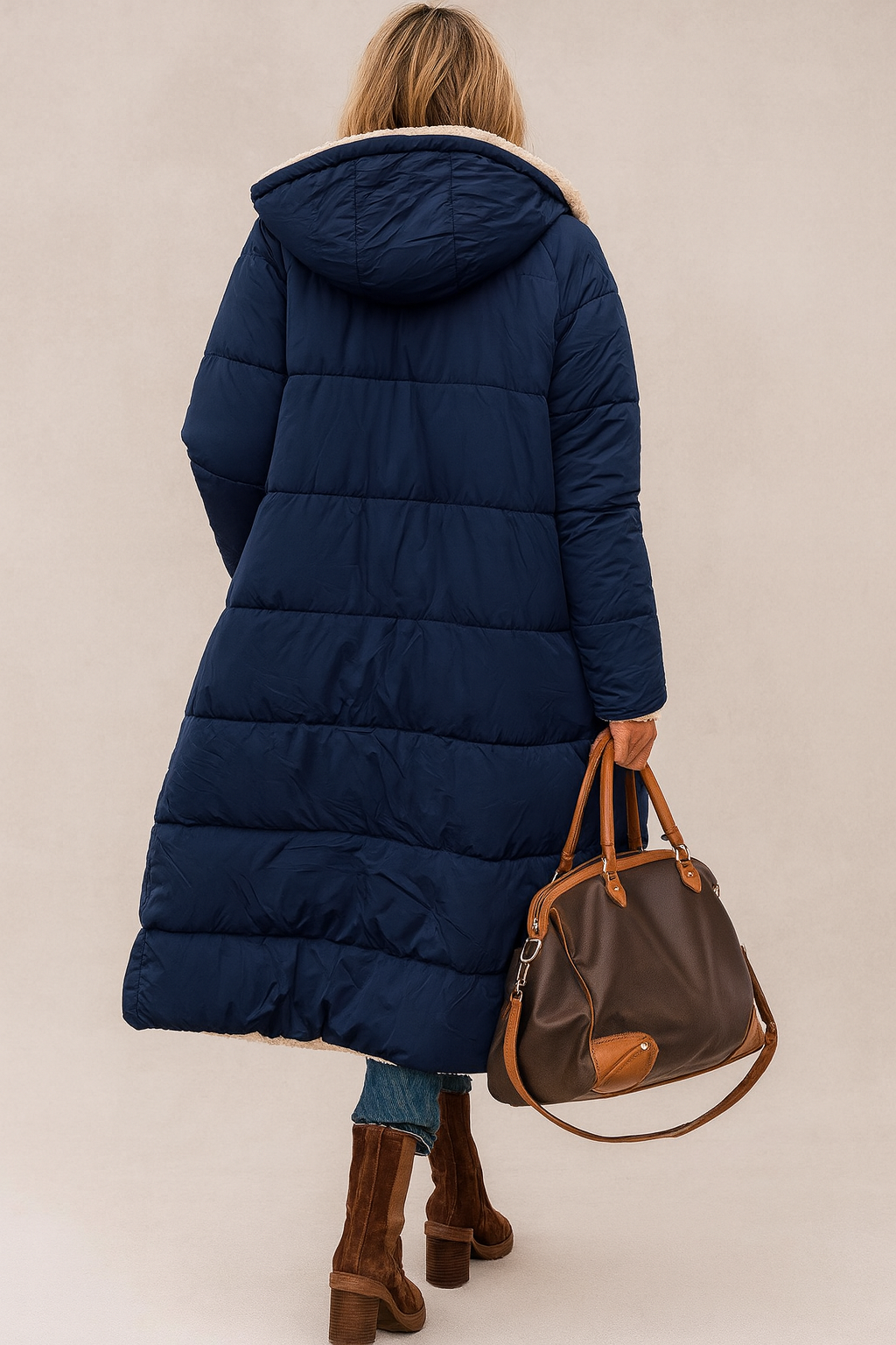 Ingeborg | Long Fleece-Lined Coat