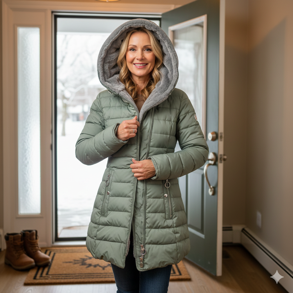 Erica - Warm Winter Coat With Fleece Lining