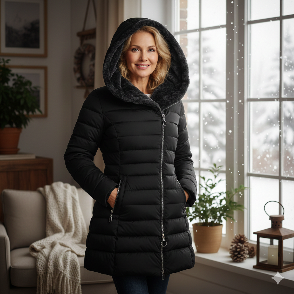 Erica - Warm Winter Coat With Fleece Lining