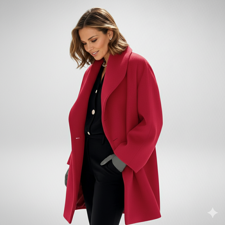 Wool Blend Elegance Coat
