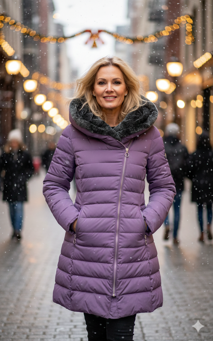 Beatrice - Warm Winter Coat With Fleece Lining