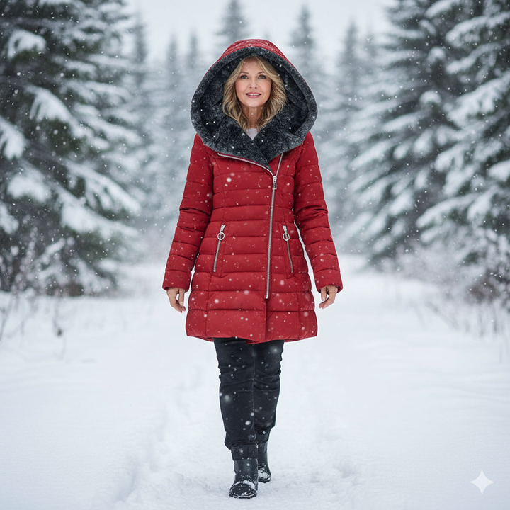 Erica - Warm Winter Coat With Fleece Lining