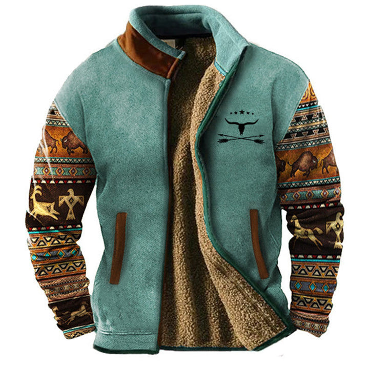 Pascal - Stylish fleece jacket with thermal lining for men
