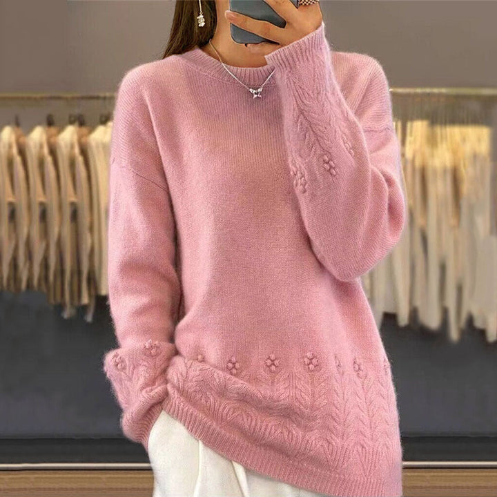 Maison™ | Scandinavian Floral Knit Sweater