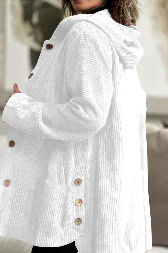 The Canadiva™ Corduroy Coat – Soft, Warm & Effortlessly Chic