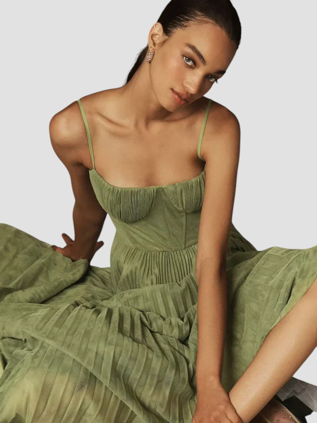 Qucie™ | Elegant Maxi Dress