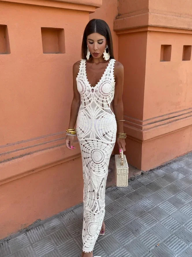 Liselotte™ | V-Neck Maxi Dress