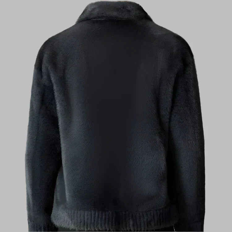 Aldéric - Men's Elegant Faux Fur Parka Coat