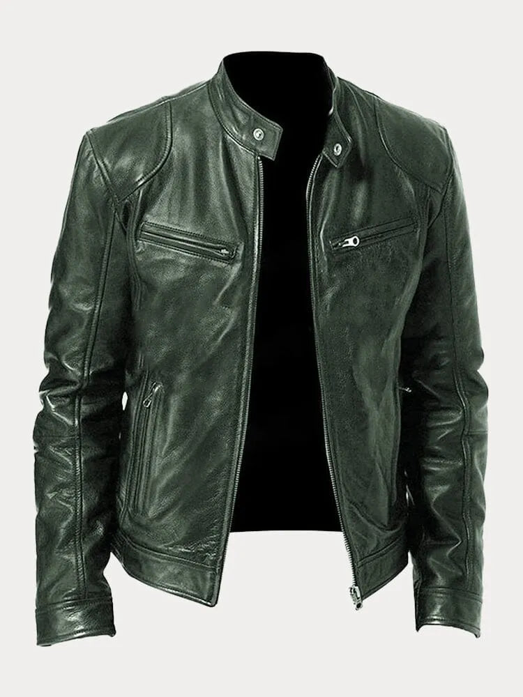 Lenoir - Casual leather jacket