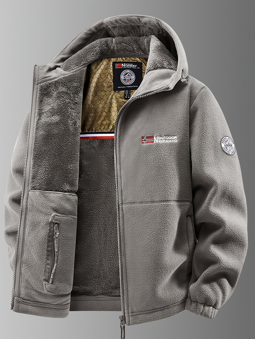 Oliver - Men's Thermal Fleece Winter Jacket