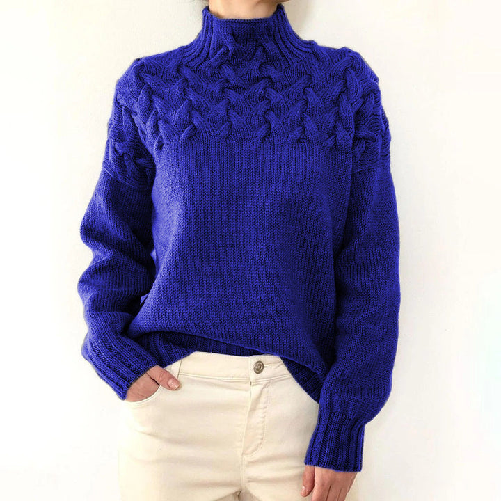 Andrea | Cozy Turtleneck Knit Sweater