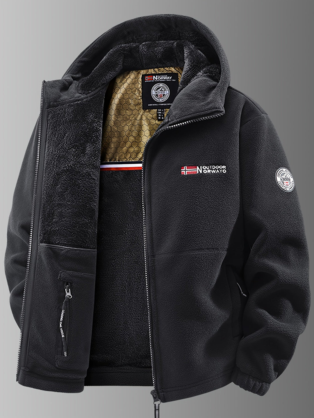 Oliver - Men's Thermal Fleece Winter Jacket