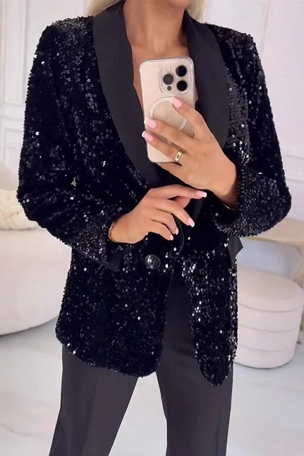 Liv - Shimmer Sequin Blazer