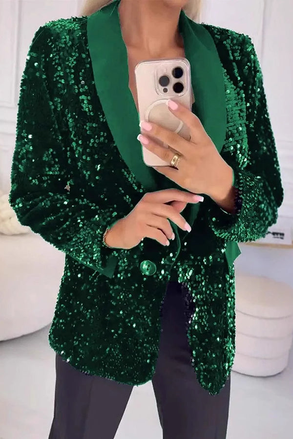Liv - Shimmer Sequin Blazer