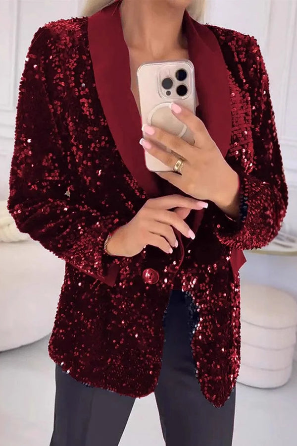 Liv - Shimmer Sequin Blazer