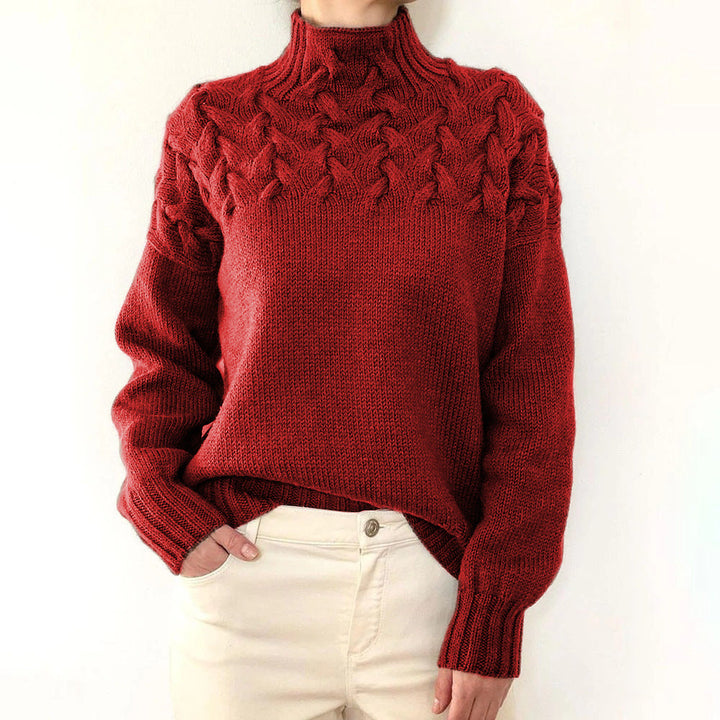 Andrea | Cozy Turtleneck Knit Sweater